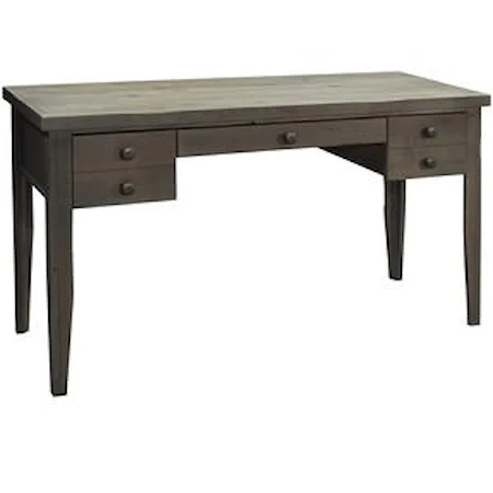 54" Writing Desk with 5 Drawers